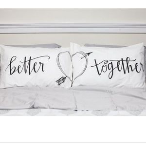 “Better Together” Coordinating Pillowcases